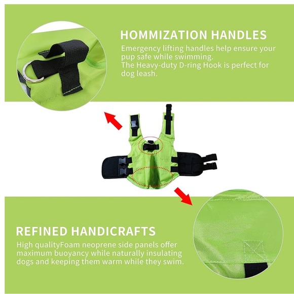 Size medium dog life jacket with shark fin - Picture 4 of 8